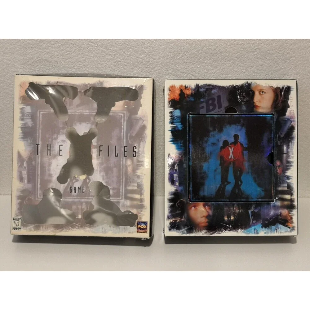 X-Files PC Game (Windows, 1998) 7-Disc Fox Interactive Big Box PC Game Complete